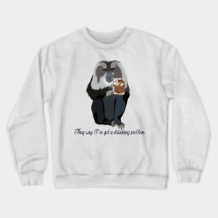 Drinking Monkey Crewneck Sweatshirt